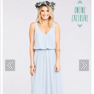 show me your mumu. Steel blue chiffon! Kendalll